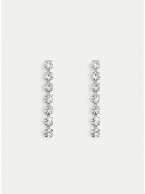 CRYSTALS PENDENT EARRINGS CRYSTAL 0088
