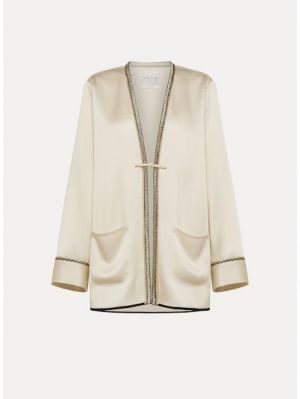 ENVERS SATIN SHINY TANG JACKET BEURRE 7019