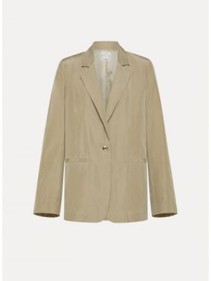 CHIC TAFFETAS BOXY JACKET SAND 0020