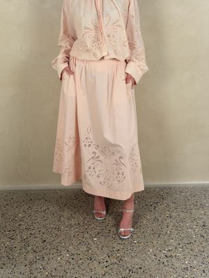 LUNAMARIS EMBROIDERY CO POPLIN PEONIA 2079