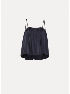 SHINY STRETCH SILK SATIN CROPP NOTTE 5018
