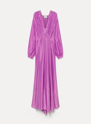 HABOTAI SILK LONG SLEEVES DRES BURLESQUE 4000