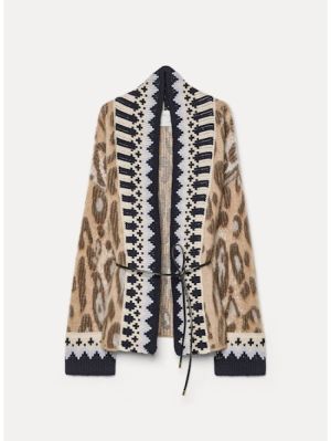THE BRIT LEOPARD JACQUARD GAUZ GOLD 1001