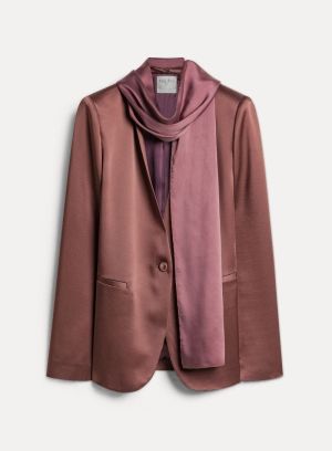 ENVERS SATIN FOULARD COLLAR JA CHIANTI 4007